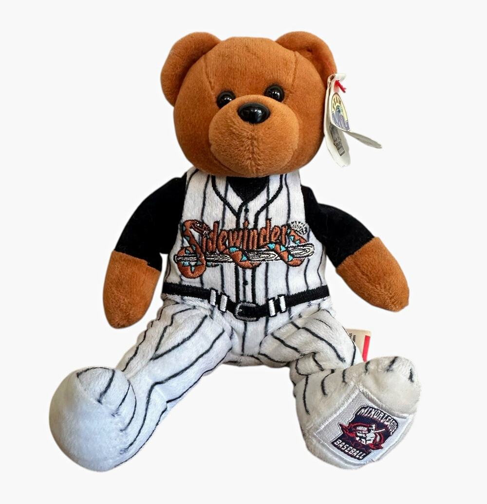 Vintage Tucson Sidewinders Minor League Baseball Bean Bear Toy Collectible